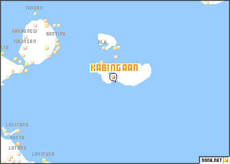 map of Kabinga”an