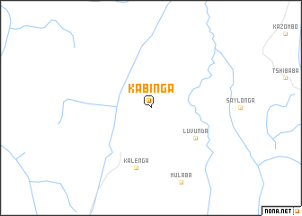 map of Kabinga