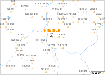 map of Kabingo