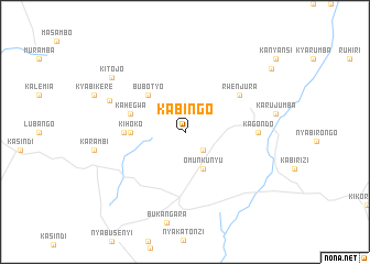 map of Kabingo