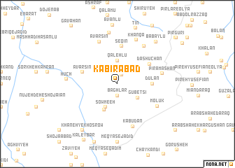 map of Kabīrābād