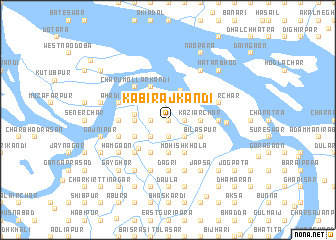 map of Kabiraj Kāndi