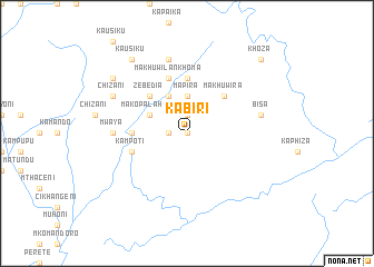 map of Kabiri