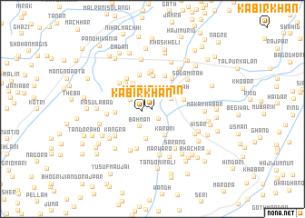 map of Kabir Khān