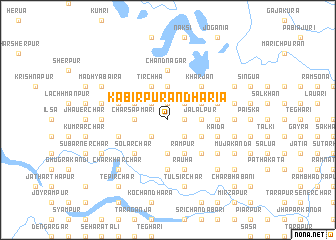 map of Kabirpur Āndhāria