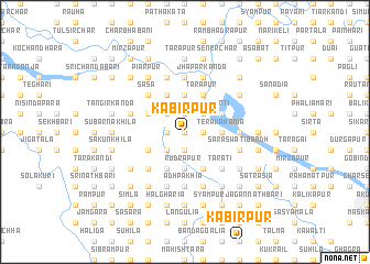 map of Kabirpur