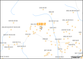 map of Kabīr