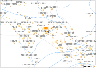 map of Kabīr