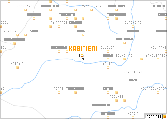 map of Kabitiéni