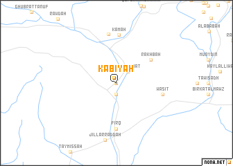 map of Kābīyah