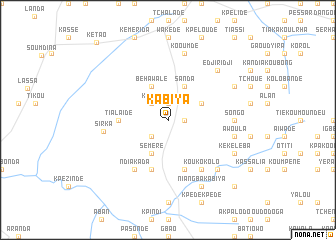 map of Kabiya