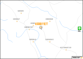 map of Kabiyet