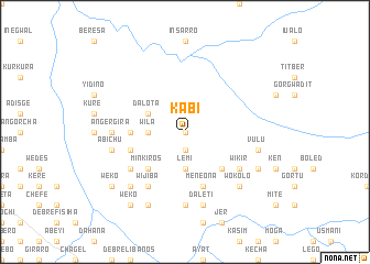map of Kabī