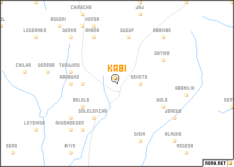map of Kabī