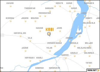 map of Kabi