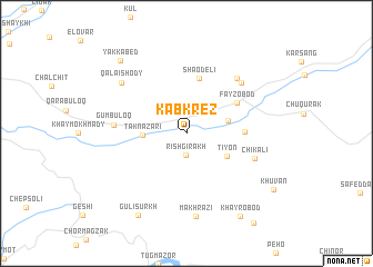 map of Kabkrez