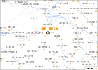 map of Kāblābād