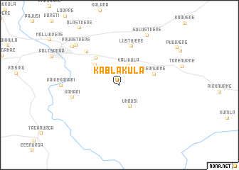 map of Kablaküla