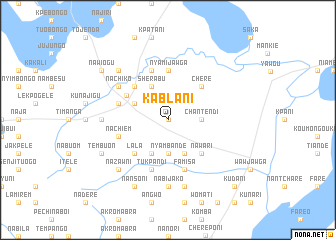 map of Kablani