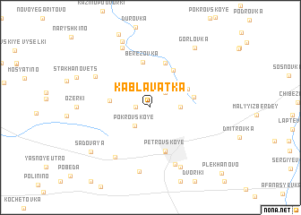 map of Kablavatka