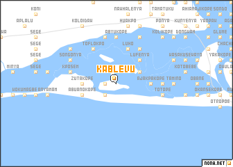 map of Kablevu