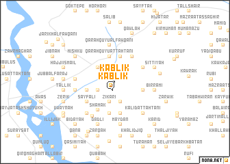 map of Kablīk