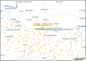 map of Kablinovići