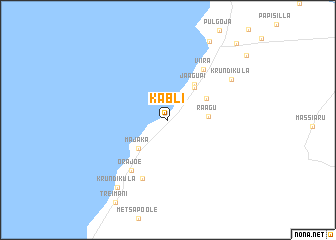 map of Kabli