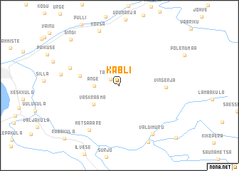 map of Kabli