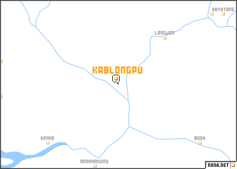 map of Kablongpu