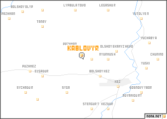 map of Kablovyr