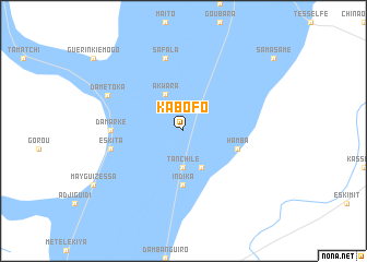 map of Kabofo