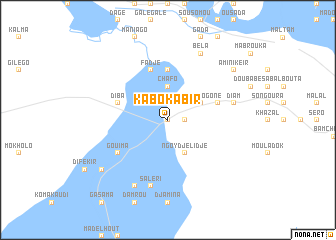 map of Kabo Kabir