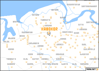 map of Kabokor