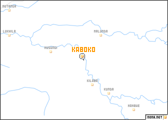 map of Kaboko