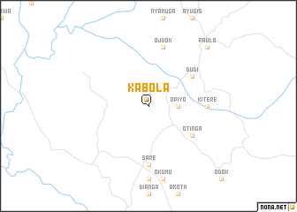 map of Kabola