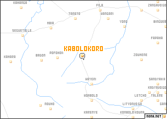 map of Kabolokoro