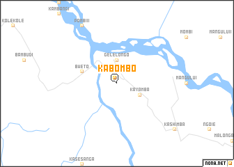 map of Kabombo