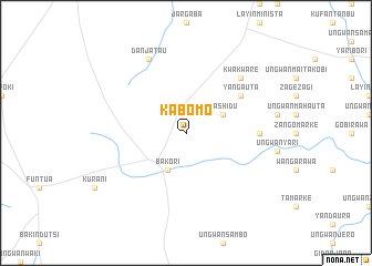 map of Kabomo