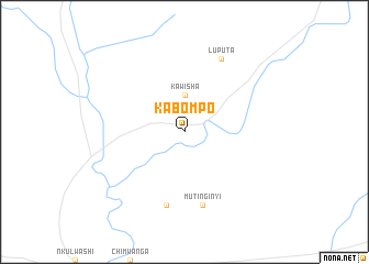 map of Kabompo