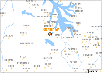 map of Kabonde