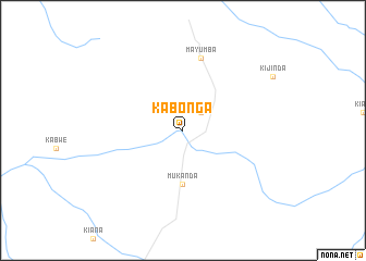 map of Kabonga