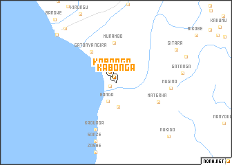 map of Kabonga