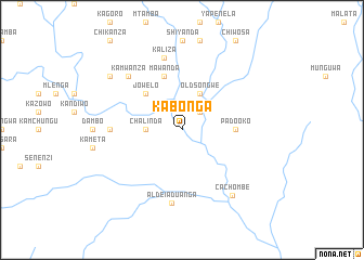 map of Kabonga