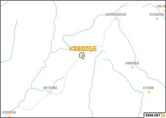 map of Kabonge