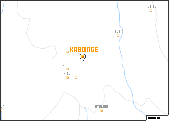 map of Kabonge