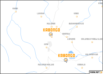 map of Kabongo