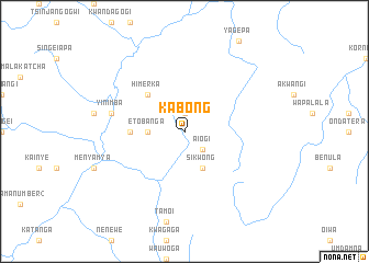 map of Kabong