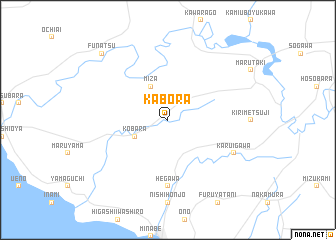 map of Kabora