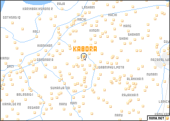 map of Kabora